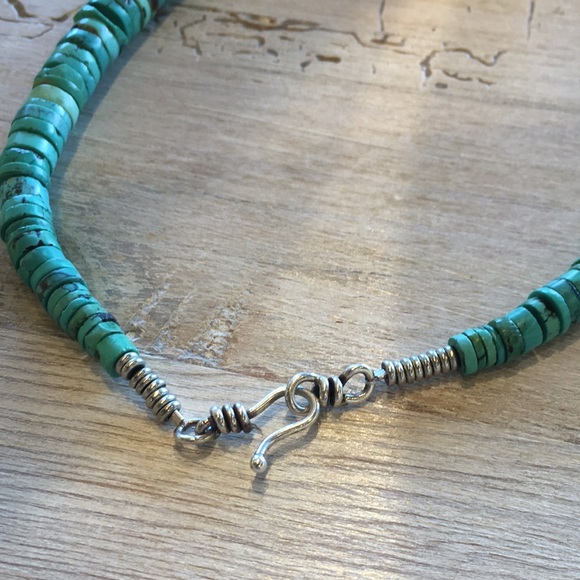 Vintage turquoise necklace - Picture 4 of 14